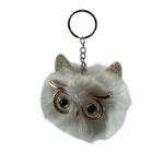 سر کلیدی جغد عینکی سفید