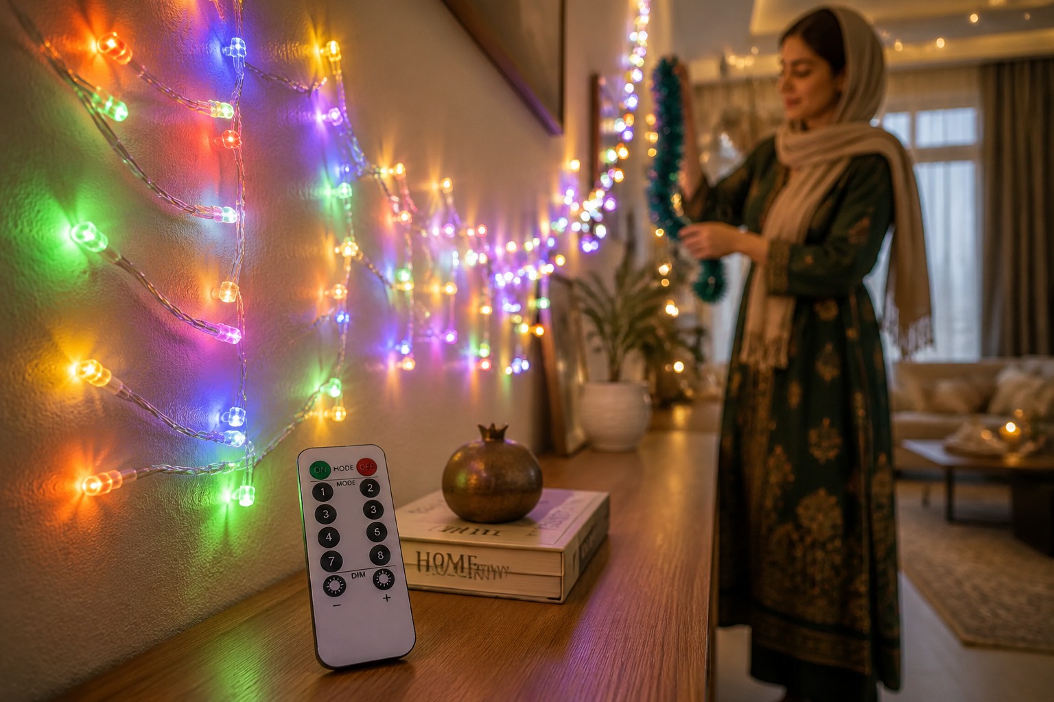 ریسه ال ای دی 10 متری LED | دارای رقص نور 2 ریسه ال ای دی 10 متری