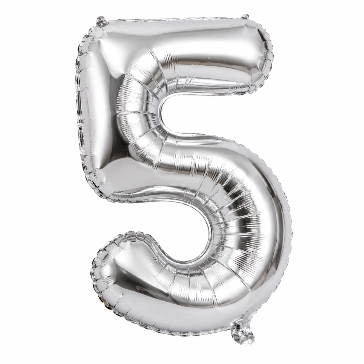 بادکنک فویلی عدد 5 نقره ای بادکنک فویلی عدد 5 نقره ای