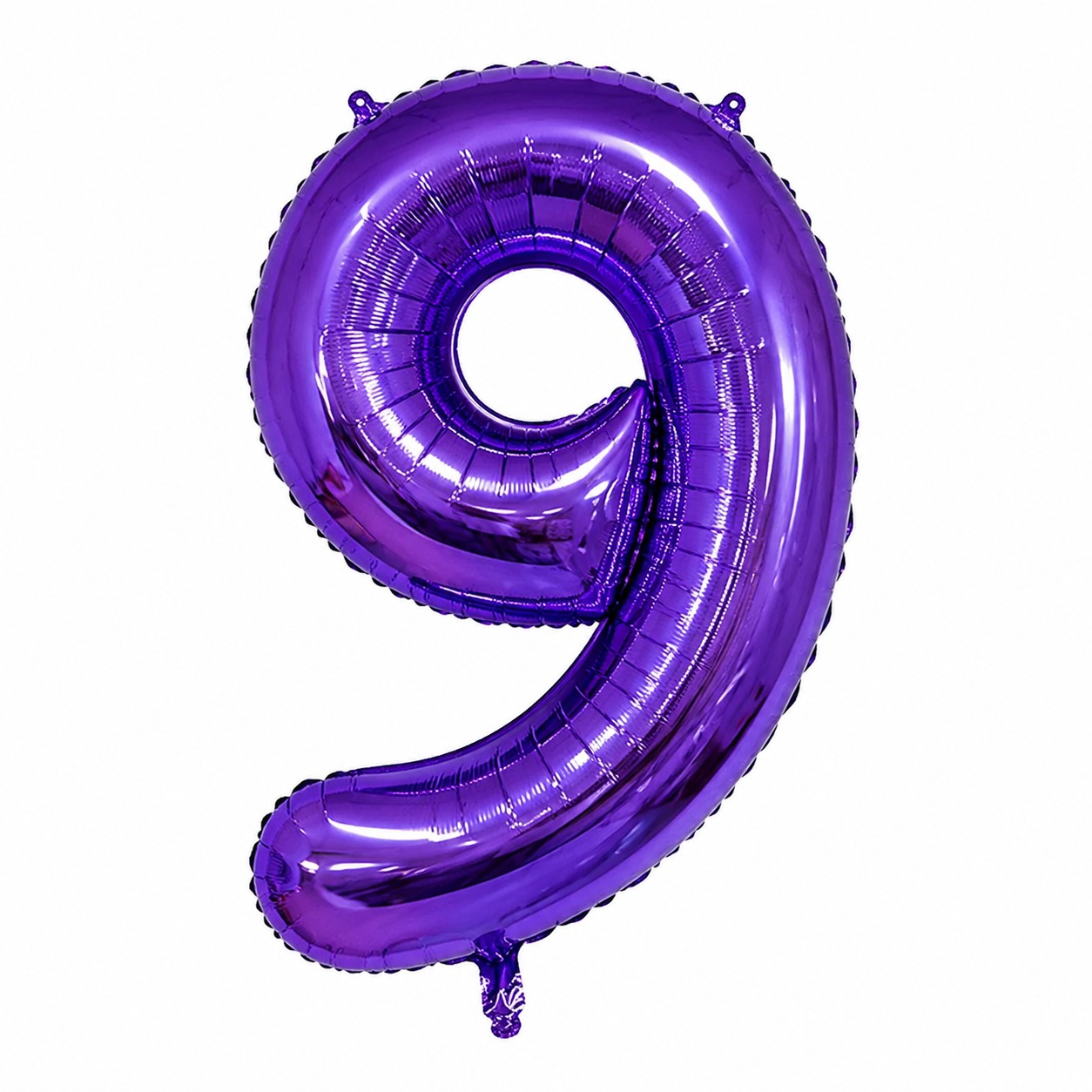 بادکنک فویلی عدد 9بنفش