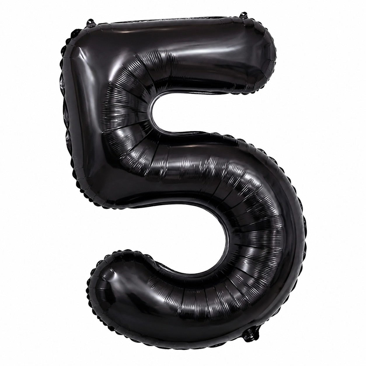 بادکنک فویلی عدد 5 مشکی