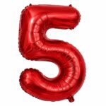 فویل عدد 32اینچ عدد 5قرمز