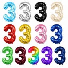 عدد فویل رنگی 32اینچ عدد3