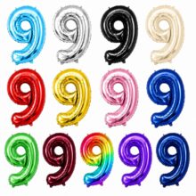بادکنک فویلی عدد 9