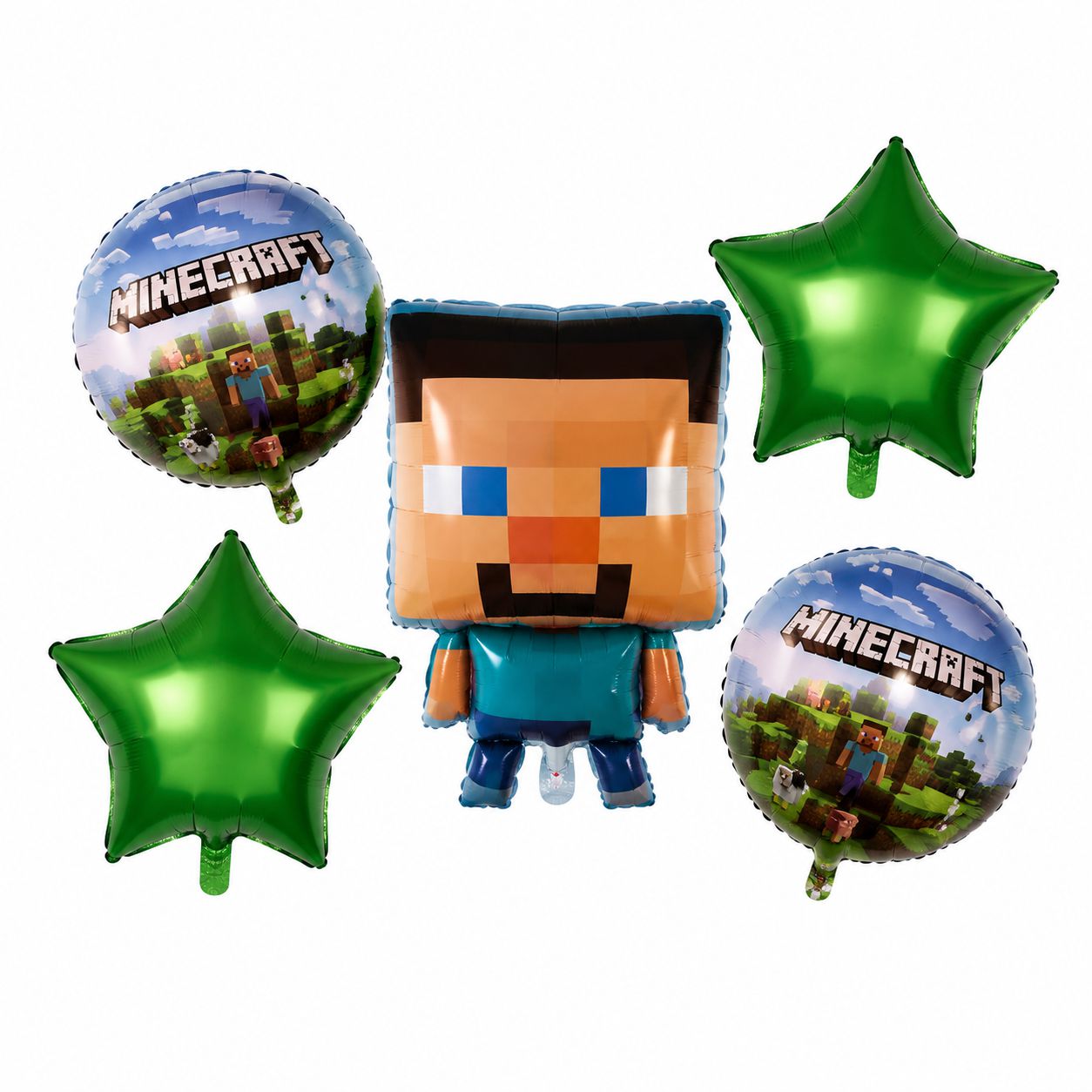 بادکنک فویلی ماین کرافت (Minecraft) 5 تکه