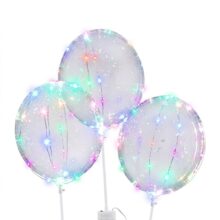 بادکنک بوبو بالن شفاف همراه ریسه LED