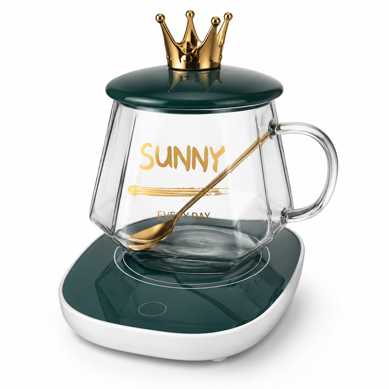 ماگ حرارتی هیتردار سانی (sunny) سبز تیره