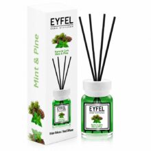 بسته بندی اسانس خوشبو کننده هوا ایفل مدل کاج و نعنا (Pine and mint) حجم 120 میلی لیتر