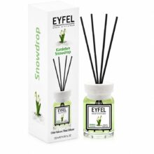 بسته بندی اسانس خوشبو کننده هوا ایفل مدل گل یخ (Snowdrop) حجم 120 میلی لیتر